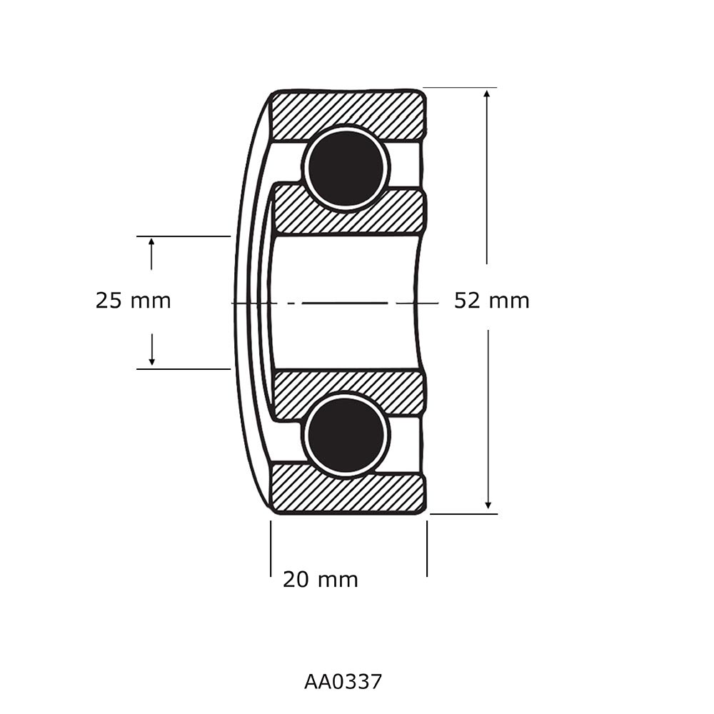 Front Wheel Bearing Left